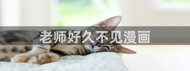 漫画之家福利漫画：老师好久不见漫画