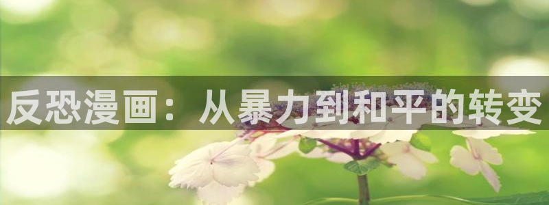 妹子太而多飞升漫画之家：反恐漫画：从暴力到和平的转变
